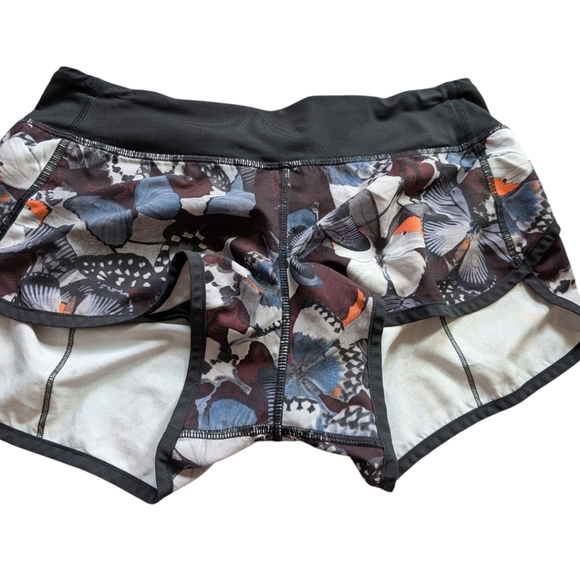 Lululemon Run: Speed Short 4-way Stretch Biggie So Fly Butterfly Pizzaz Multi 6 - Picture 9 of 14